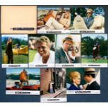 THOMAS CROWN AFFAIR (1968) - STEVE McQUEEN - Complete set (B- Style) of 9 x French Lobby Cards