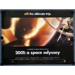 2001: A SPACE ODYSSEY (2001 Release) - UK Quad Film Poster - Special 2001 year of release - Unique
