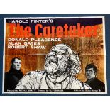 THE CARETAKER (1963) UK Quad - RARE First Release for Clive Donner’s ‘New Wave’ drama with its