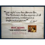 THE PRODUCERS () - UK Quad Film Poster - 'Peter Sellers' quote style - - 30" x 40" (76 x 101.5 cm) -