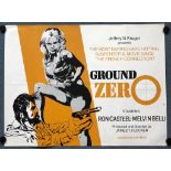 GROUND ZERO (1973) - UK Quad Film Poster - 30" x 40" (76 x 101.5 cm) - Folded (as issued) - Very