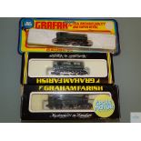 N GAUGE - GROUP OF BRITISH OUTLINE STEAM TANK LOCOMOTIVES by GRAHAM FARISH all in GWR LIVERY - G/