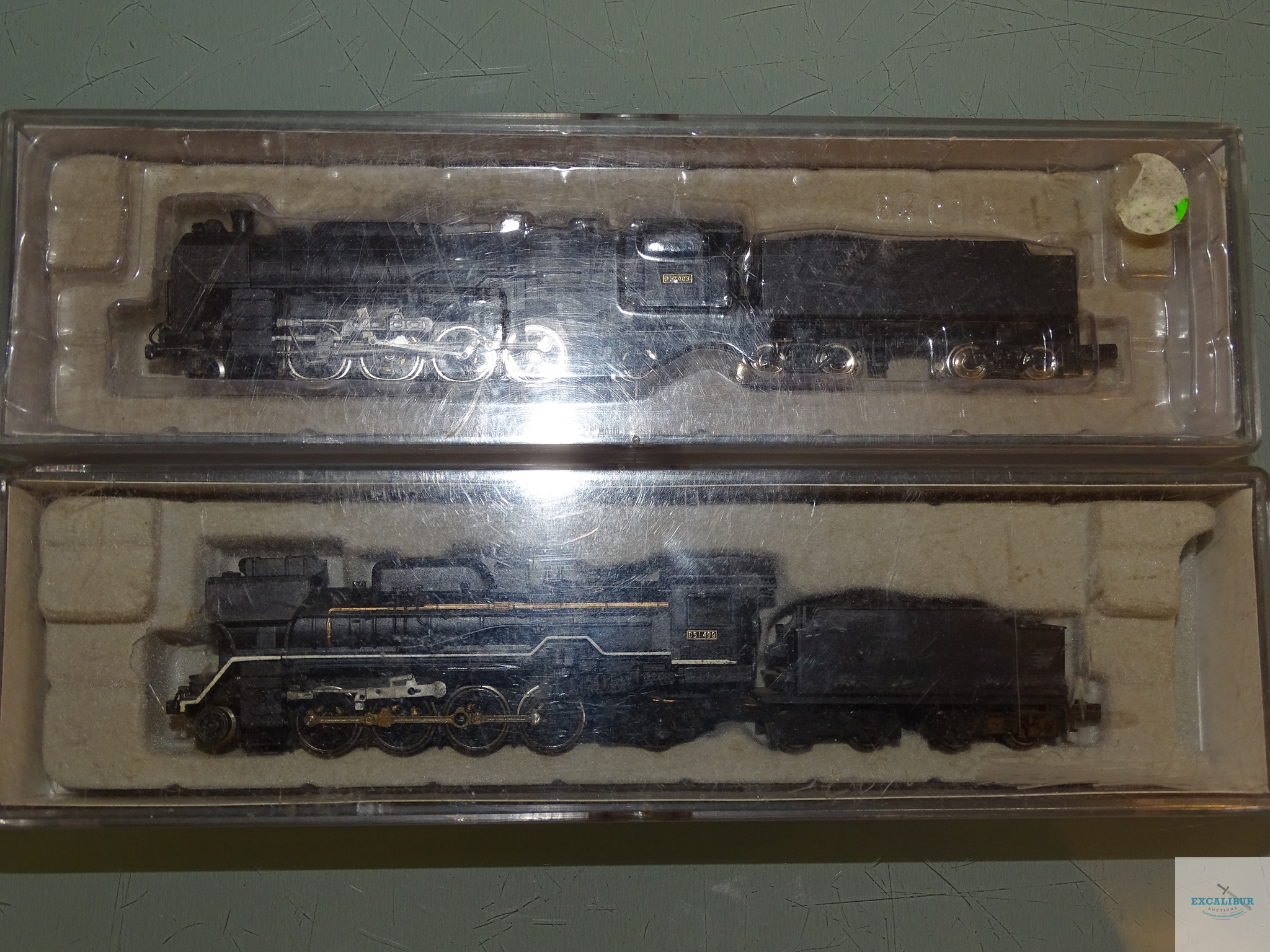 N GAUGE - PAIR OF JAPANESE OUTLINE STEAM LOCOS - by MICRO ACE - E in VG boxes (2)