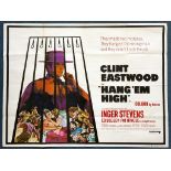 HANG 'EM HIGH (1968) - British UK Quad Film Poster - Clint Eastwood's first American made western