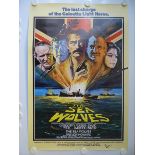THE SEA WOLVES (1980) - UK One Sheet Film Poster - Signed by designer Vic Fair (27” x 40” – 68.5 x