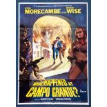 WHAT HAPPENED AT CAMPO GRANDE ? (1967) - British One Sheet Movie Poster - MORECAMBE & WISE - (27"