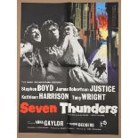 SEVEN THUNDERS (1957) - MOVIE LIFT BILL (22" x16.5” - 56cm x 42cm) - contained within ad sales