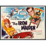 THE IRON MAIDEN (1962) - UK Quad Film Poster - 30" x 40" (76 x 101.5 cm) - Folded (as issued) - Fine