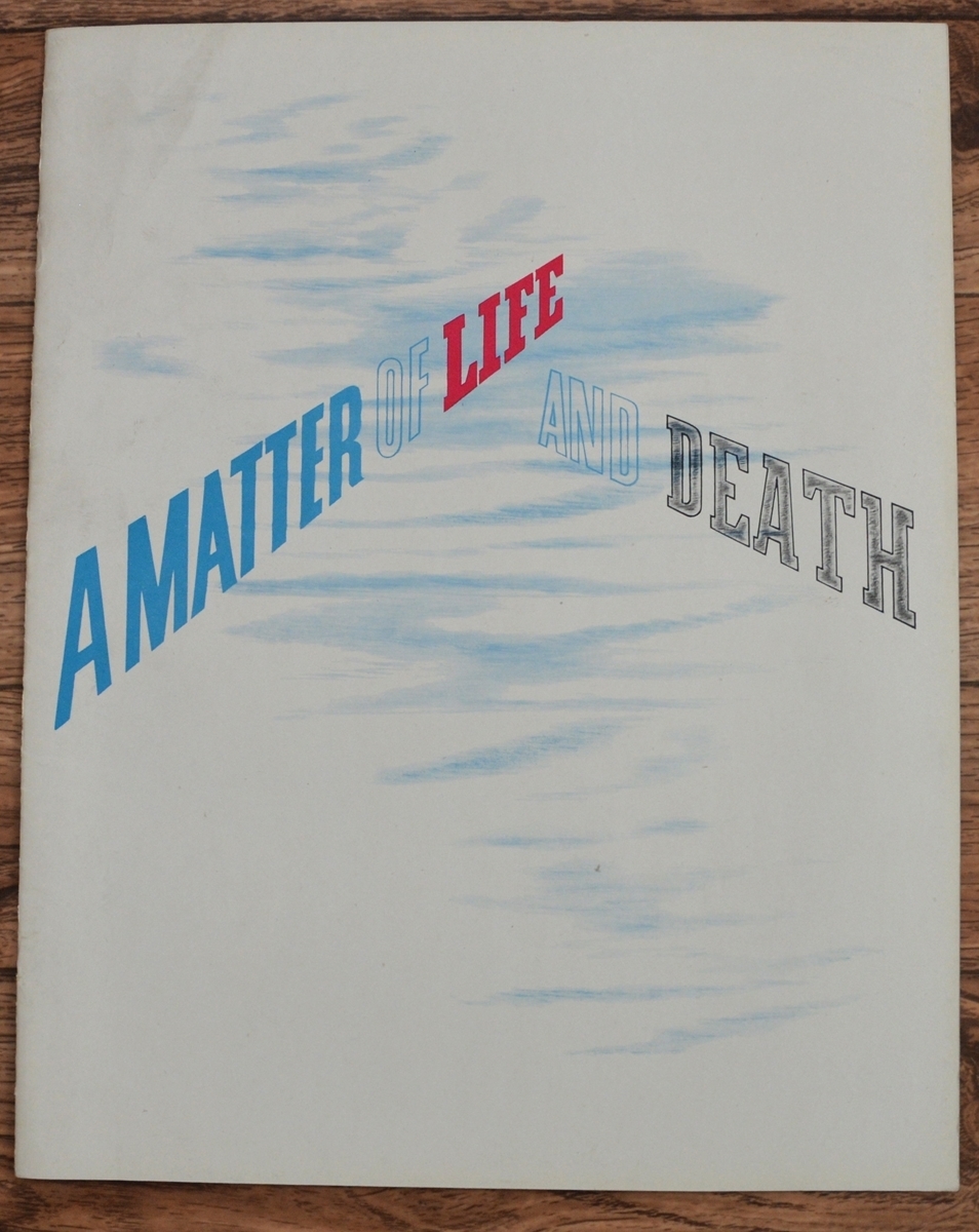 A MATTER OF LIFE AND DEATH (1946) - Press Campaign Book - Very Fine plus - Flat/Unfolded (as