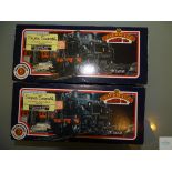 OO GAUGE - A PAIR OF BACHMANN IVATT TANK STEAM LOCOMOTIVES comprising 31-450 and 31-452A both in