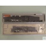 N GAUGE - PAIR OF JAPANESE OUTLINE STEAM LOCOS by KATO and MICRO ACE - E in VG boxes (2)