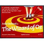 THE WIZARD OF OZ (2006 - BFI Release) - UK Quad Film Poster - Judy Garland - Unique British design &