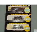 N GAUGE - GROUP OF BRITISH OUTLINE STEAM LOCOMOTIVES by GRAHAM FARISH - G/VG in G boxes (3)