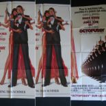 BOND: OCTOPUSSY (1983) - Lot of 3 Movie Posters comprising 1 x French Grande - Daniel Gouzee artwork