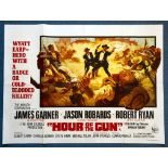 HOUR OF THE GUN (1967) - British UK Quad Film Poster - JAMES GARNER stars as the legendary Wyatt