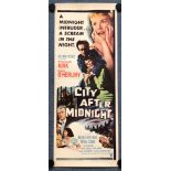 CITY AFTER MIDNIGHT (1959) - US Insert - 14" x 36" (35.5 x 91.5 cm) - Flat/Unfolded (as issued) -