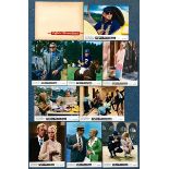 THOMAS CROWN AFFAIR (1968) - STEVE McQUEEN - Complete set (A- Style) of 9 x French Lobby Cards