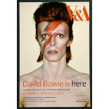 DAVID BOWIE IS (2013) - V & A Exhibition poster from this landmark event which ran from 23rd March -