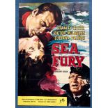 SEA FURY (1959) - (1961) - British UK One Sheet Movie Poster - First Release - 27" x 40" (68.5 x