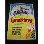 GENEVIEVE (1953) - UK re-release British One Sheet Movie Poster (27" x 41" - 68.5 x 104 cm)