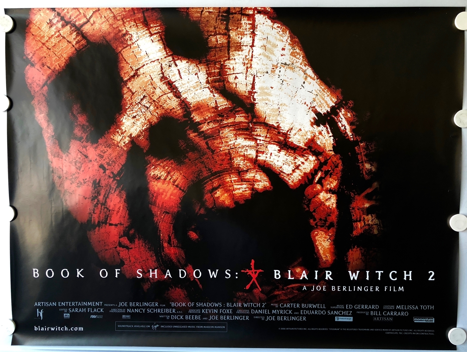 BLAIR WITCH PROJECT (1999/2000) Lot x 3 - UK Quad Film Posters - Advance Teaser & Main Design & - Image 3 of 3