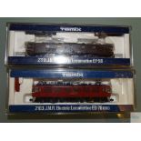 N GAUGE - PAIR OF JAPANESE OUTLINE ELECTRIC LOCOS by TOMIX - E in VG boxes (2)