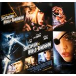 SKY CAPTAIN & THE WORLD OF TOMORROW (2004) Lot x 4 - UK Quads for Angelina Jolie, Gwyneth Paltrow,