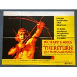 THE RETURN OF A MAN CALLED HORSE (1976) - UK Quad Film Poster - RICHARD HARRIS - 30" x 40" (76 x
