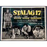 STALAG 17 (1953) - UK Quad film poster - BILLY WILDER - First Release - attributed to be the