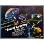 SILENT RUNNING (1971) - UK Quad Film Poster - Fantastic sci-fi artwork featuring Bruce Dern - 30"