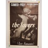 THE LOVERS (1958) Les Amants - British Double Crown film poster - 20" x 30" ( 51 x 76 cm) -