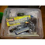 A crate containing a large quantity of mostly built KITMASTER kits including locos and coaches - all