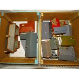 A group of buildings (2 crates) for a OO9 model railway layout - G unboxed
