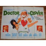 DOCTOR IN CLOVER (1966) UK Quad Film Poster (30" x 40" - 76 x 101.5 cm) - Fine, some marks to bottom