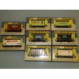 A group of mostly private owner wagons by WRENN Railways to include Geest, Findus and Cerebos Salt