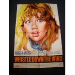 WHISTLE DOWN THE WIND (1961) - UK One Sheet (27" x 41" - 68.5 x 104 cm) - Very Fine plus - Folded (