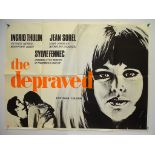 THE DEPRAVED (1968) AKA Adelaide - UK QUAD FILM POSTER - 30" x 40" (76 x 101.5 cm) (folded)