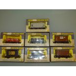 A group of mixed WRENN wagons as lotted - VG in G boxes (7)