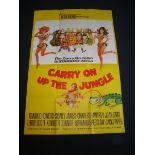 CARRY ON UP THE JUNGLE (1970) - UK / International One Sheet Movie Poster - (27" x 41" - 68.5 x