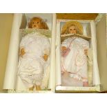 A pair of FIBA Artist Dolls - 24" AND 28" as lotted - boxed