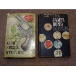 A pair of 1st Edition JAMES BOND books to include: 'From Russia, with Love' (1st Ed, 6th Print, ex