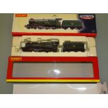 A HORNBY R2994XS Castle Class steam locomotive 'Clun Castle' in BR green livery - DCC sound fitted -
