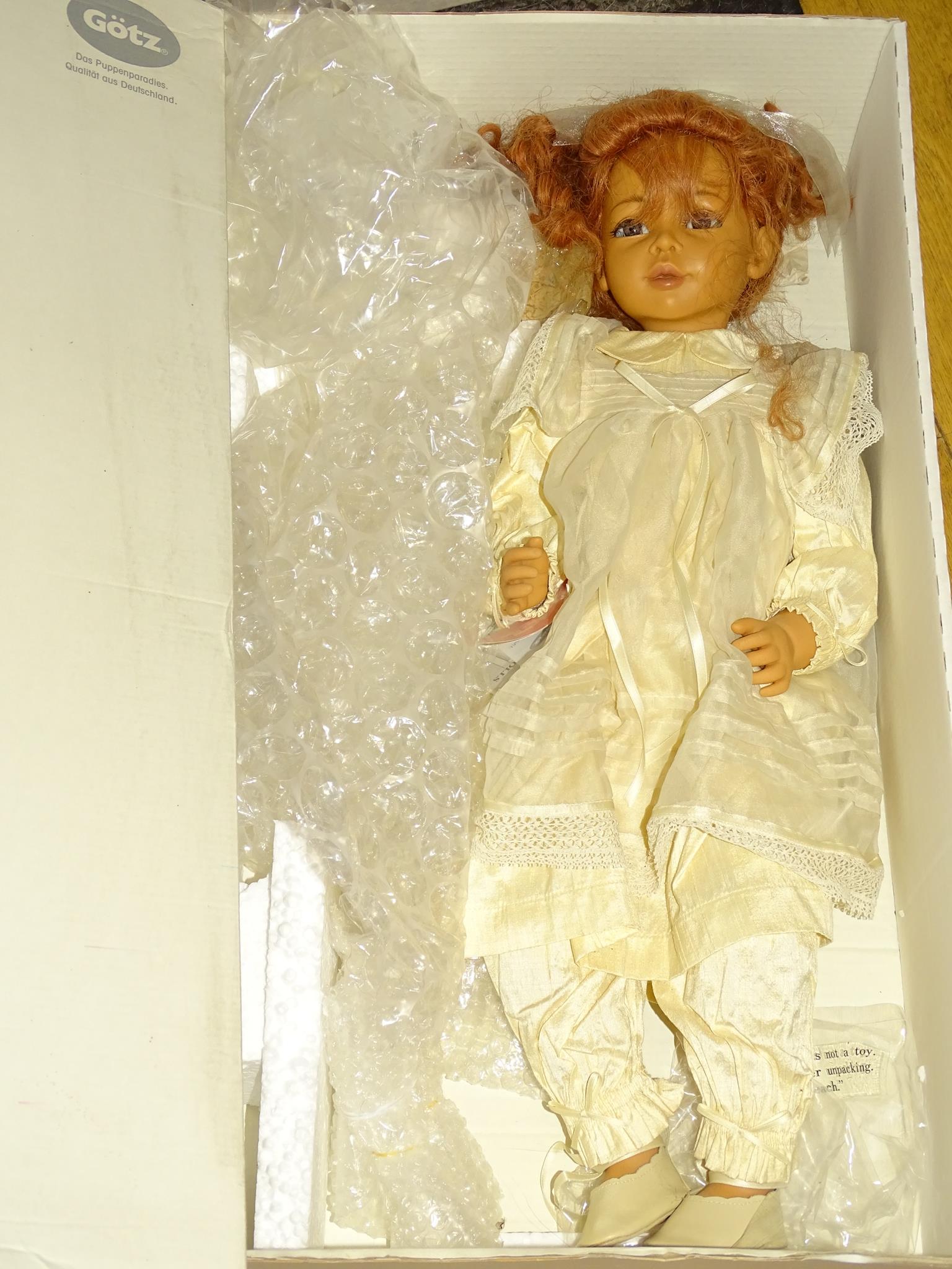 A GÖTZ 'Claudia' Artist Doll - 24" as lotted - boxed