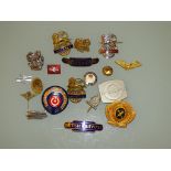 A quantity of BRITISH and CONTINENTAL Railway Cap and Lapel badges - as lotted - G/VG - (19)