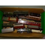 A group of mostly MÄRKLIN wagons and coaches as lotted - F/VG, unboxed (12)