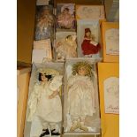 A group of 6 PAULINE'S Artist Dolls as lotted - 4 x boxed / 2 x unboxed