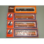 A group of four HO Gauge Italian coaches by LIMA as lotted - G/VG in F/G boxes (4)