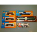 A group of HO GAUGE German Outline wagons by ROCO, LILIPUT and FLEISCHMANN - G/VG in G boxes (7