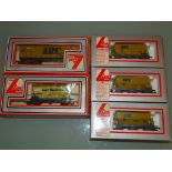 A group of LIMA wagons in ARC livery as lotted - VG/E in F/G boxes