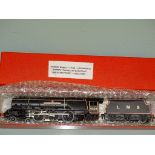 A HORNBY DUBLO 3 rail Duchess Class locomotive professionally resprayed in LMS black livery as '
